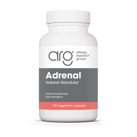 ARG Adrenal Cortex - Supports Healthy Stress Response & Metabolism - Delivers 150 mg Freeze-Dried Bovine Adrenal Cortex Tissue - 100 Servings - 150 Capsules