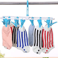 thumbnail image 4 of Tendedero para Ropa Perchas para Ropa Interior Portátiles Plegables Pequeñas Tendedero Colgante con Clips Percha Pequeña Paquete de 2 Ganchos para Calcetines para Secar Toallas Sujetadores Ropa de, 4 of 5