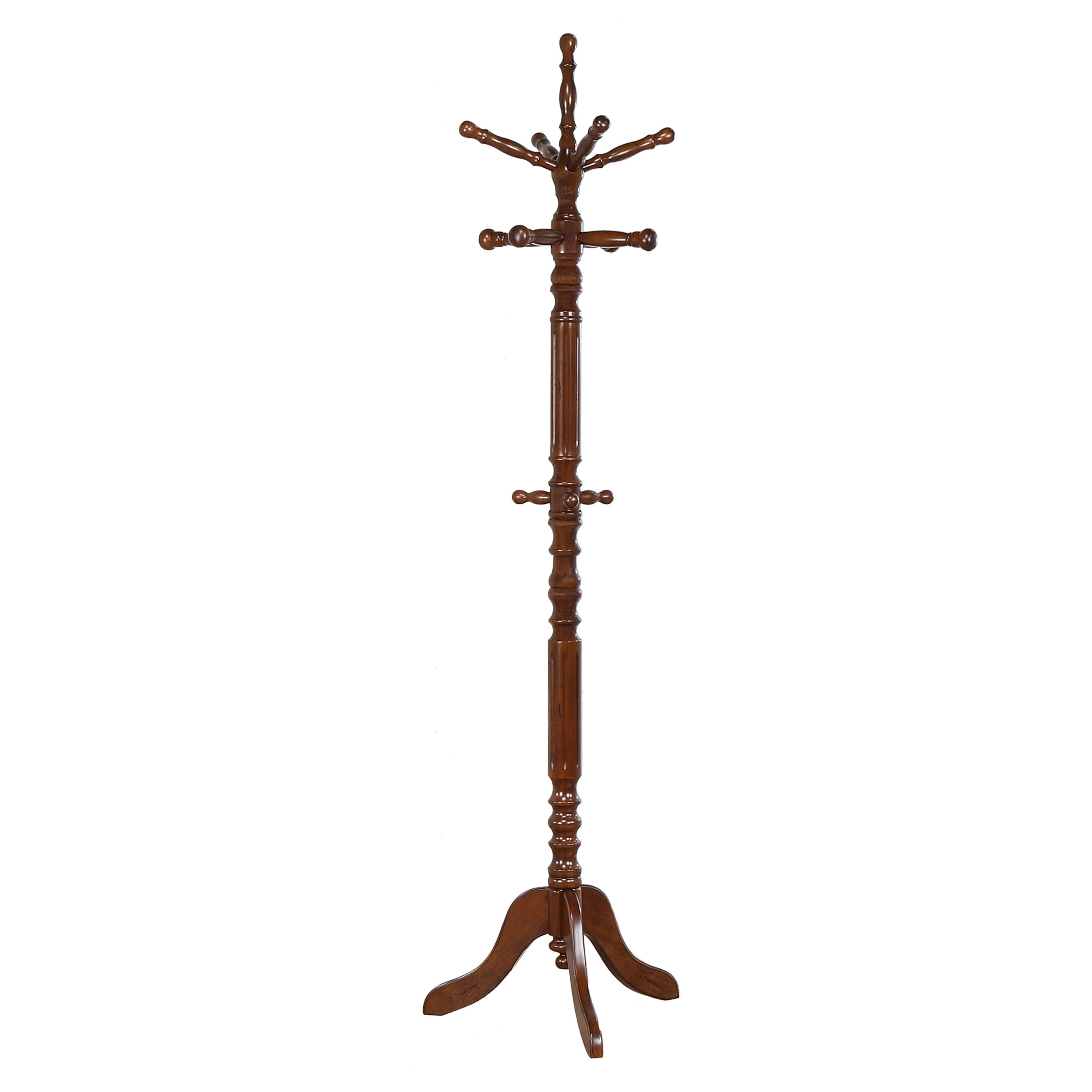 Kingsford Tobacco 11-Hook Freestanding Coat Rack