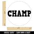 thumbnail image 2 of Champ Champion Fun Text Teacher Self-Inking Rubber Stamp Ink Stamper - Fuchsia Ink - Medium 1 Inch, 2 of 7