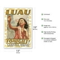 thumbnail image 2 of Luau Tonight - Lahaina Wharf Hawaii - Hawaiian Hula Dancer - Vintage Travel Poster by Wade Koniakowsky - Master Art Print (Unframed) 13in x 19in, 2 of 4