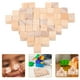 thumbnail image 5 of 100 piezas de bloques de construcción de madera, bloques cuadrados y cúbicos, material didáctico para juegos de apilar y apilar, 5 of 7
