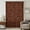 Dark Brown, variant on Farmhouse Cowboy Sheer Curtains 45 Inches Long for Bedroom, Vintage Mountain Nature Cactus Cow Light Filtering Privacy Drapes, Breathable Semi Sheer Short Window Treatment for Kitchen Cafe Bathroom