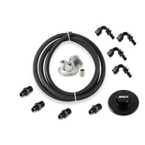 Earls HEMI0003ERL Earls Oil Filter Relocation Kit - Mopar Gen III Hemi  - Fits M22 x 1.5 Filters
