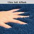 thumbnail image 7 of Wozola Bathroom Rug Soft Microfiber Bath Rug, Ultra Absorbent Bath Mats with Non Slip Backing, Machine Washable Plush Bathroom Floor Mat for Shower, Tub, and Home Decor, Navy, 24"×36", 7 of 7