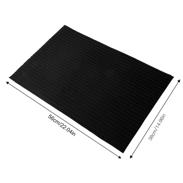Alfombra de goma, Almohadilla de suela de goma Zapatos antideslizantes resistentes al desgaste Material de reparación de la parte inferior para zapatos casuales Zapatos de cuero SandaliasNegro) Khall GY09525-02