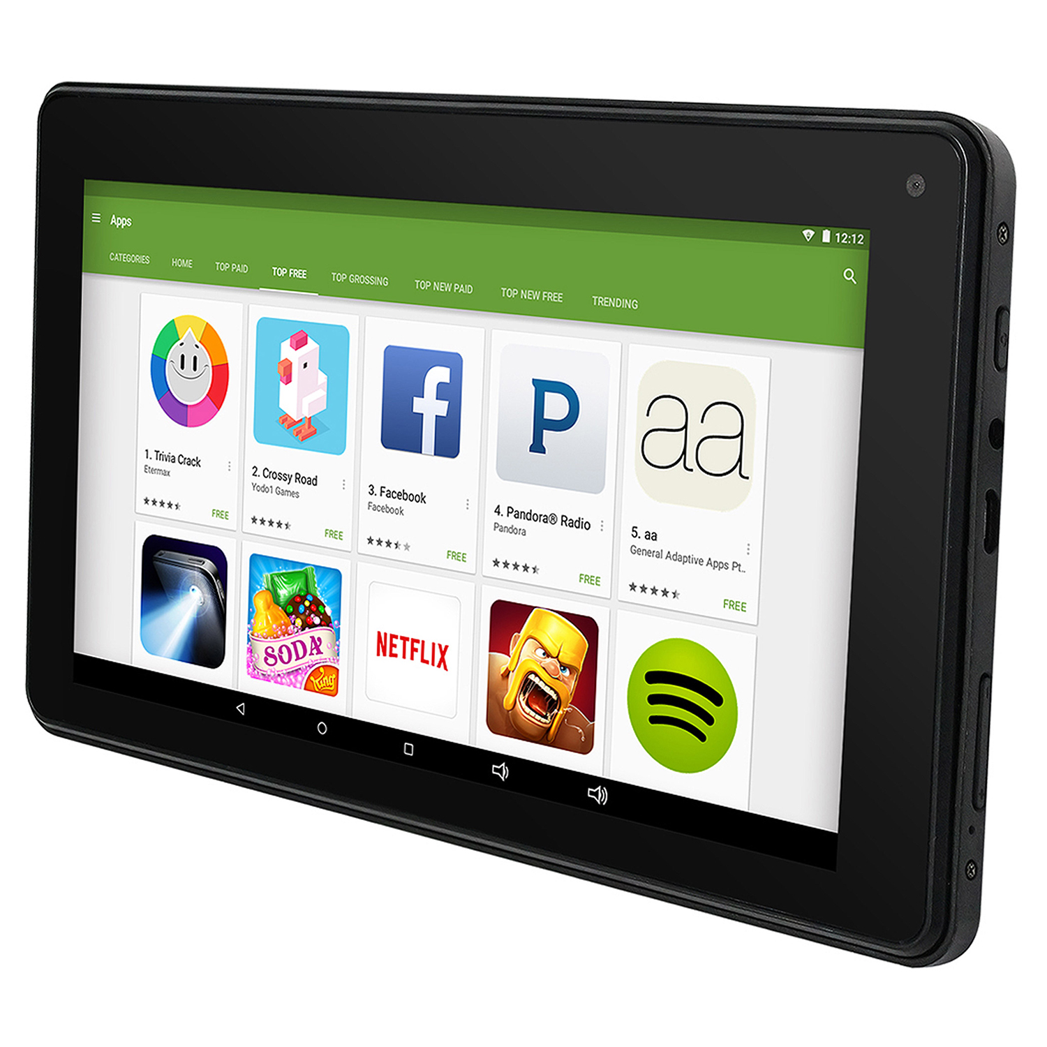 RCA 7 Voyager II - Tablet - Android 5.0 (Lollipop) - 8 GB - 7" (1024 x 600) - microSD slot - black - image 2 of 3