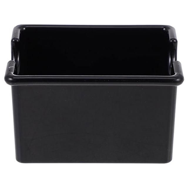 Acrylic Coffee Bag Container for Storage with Open Design Black Portable Small Object Holder 3.5x2.8x5.9 inches