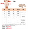 thumbnail image 4 of BIMEI 2PS Women Shapewear Sponge Butt Lifter Hip Padded Enhancer Mid-Thigh Tummy Control Body Panties,High Waist,Beige, M, 4 of 5