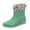 Green, variant on Bmawag Women Casual Rain Boots Round Toe Flat Heels Non-Slip Waterproof Mid Calf Ankle Warm Boots Women Casual Comfort Fashion Booties Short Boots Green 37