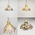thumbnail image 7 of Kiven H-Type track lighting pendants Adjustable Height,1-Light Tiffany h track pendant lights with Stained Glass Lampsade,Decorative Track Lighting Fixture for Hallway Kitchen Island DZ0488, 7 of 7