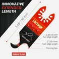 thumbnail image 3 of Oscillating Multi Tool Hook Knife Blade, 5PCS Multitool Saw Blades for Cutting Soft Materials Roofing Shingles, PVC Carpet and Cardboard, 3 of 6