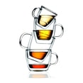 thumbnail image 4 of Bodum Bistro Double Wall Mug, 6-Pack, 10 oz, Glass, 4 of 6