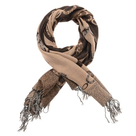 - Beige Brown Scarfs for Women Casual Abstract Silk Blend Neck Scarfs for Winter Fashion Shawl Wrap Warm and Cozy Scarves for Ladies Girls Fashion Accessory Gift Ideas by Oussum