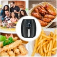 thumbnail image 5 of Air Fryer 5.5L Multifunctional Intelligence Household Large Capacity 1300W Big Firepower Timing Touch Screen LCD Electric Air Fryer, 5 of 5