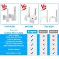thumbnail image 4 of Clips Easytle de 10 mm con clavos para cables y alambres, 100 unidades, 4 of 9