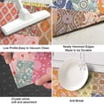 thumbnail image 3 of Pioneer Flower Floral Print Pattern Kitchen Rug Mat,Kitchen Runner Rugs Non Skid Washable,Decorative Kitchen Floor Mats for Kitchen,Sink,Laundry,17"X47", 3 of 5