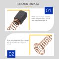 thumbnail image 4 of 4 Pcs Brosse Rotative en Carbone Noir Doré pour Moteurs Électriques, 4 of 8