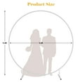 thumbnail image 3 of 8.2ft Round Balloon Arch Backdrop Stand Kit, Suitable for Weddings, Birthday Parties, Baby Showers, and Holiday Celebrations - White, 3 of 10