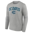 thumbnail image 2 of Men's Gray UC Davis Aggies Campus Long Sleeve T-Shirt, 2 of 3