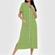thumbnail image 1 of Camisón largo con cremallera para mujer, bata de punto, largo completo, color degradado, con bolsillos, 1 of 7