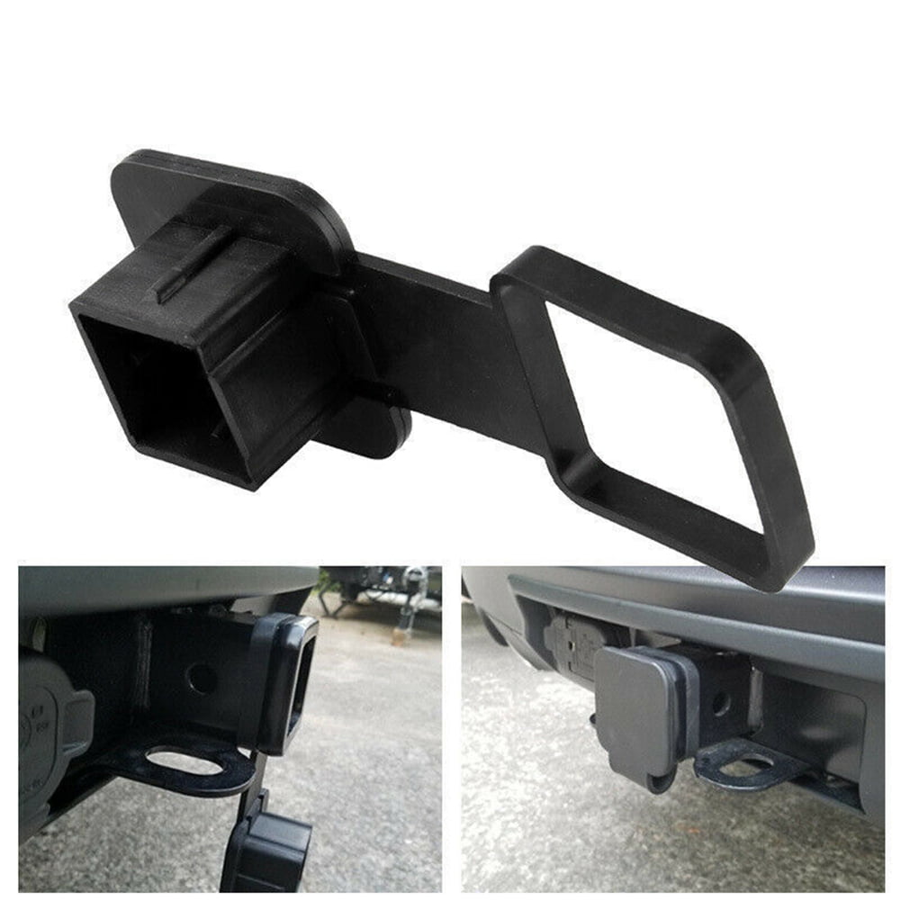 Dynwaveca Trailer Hitch Bumper Tow Hook Cover Front Towing Tow Vehicle 2inch/1.25inch 2 Inch Other 19cmx8cm