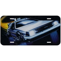 Delorean Novelty Car Auto License Plate