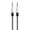 Silver White, variant on Naierhg Audio Line Firm Corrosion-resistant Metal Firm Braided Stereo Cord Silver White