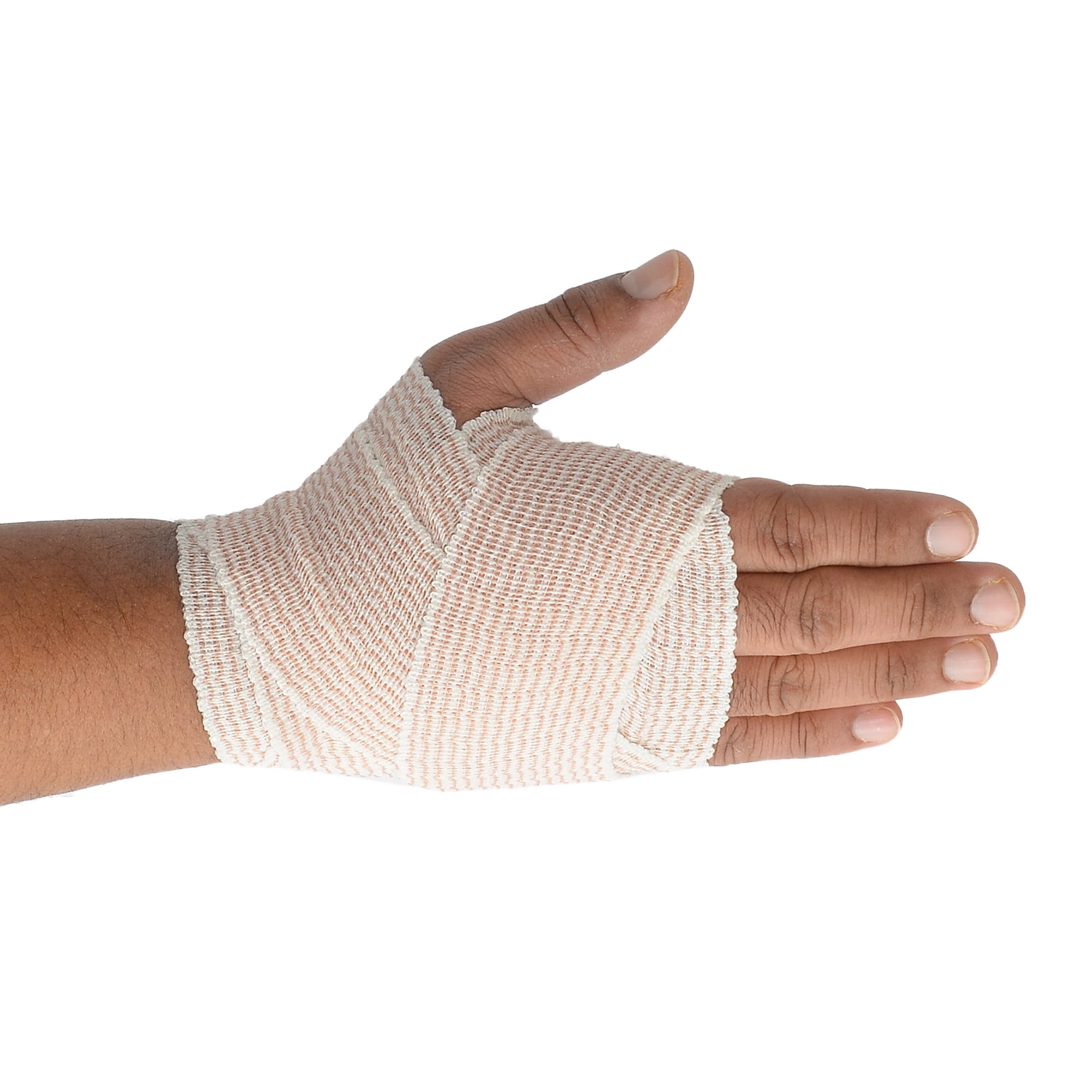 Dealmed Elastic Bandage Wrap 2" with Self Closure, Stretched Compression (50 Rolls/Case)