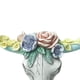 thumbnail image 2 of Escultura Cabeza Calavera Vaca Longhorn Resina para Bar Hotel Sala Estar (rosas), 2 of 3