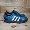 thumbnail image 4 of Ad-id-as Originals Superstar GW5919 Legacy Teal Core Black Purple Men's Size 11 US, 4 of 6