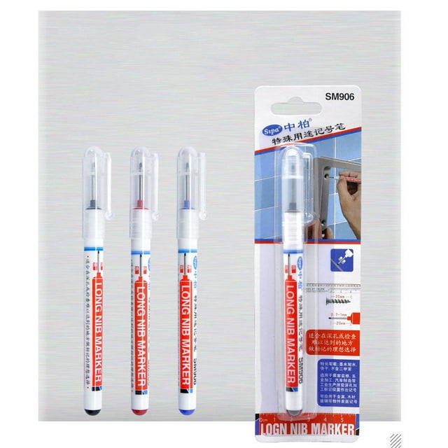 Plastic Marker Pen Woodwork Metal Glass Ceramic Making Scribing Waterproof Quick Dry Maker Pen