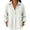 White #25, variant on Knit Tops for Women 3/4 Sleeve T-Shirts V Neck Button Up Collared Shirts 2026 Loose Fit Plain Work Blouses