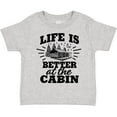 thumbnail image 3 of Inktastic Life is Better at the Cabin with Trees and Moon Boys or Girls Toddler T-Shirt, 3 of 5