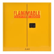 Sandusky Counter-Height 30-Gal. Flammable Safety Cabinet with Padlock, Yellow