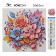 thumbnail image 3 of Un Bouquet de Fleurs - Kit de Peinture Diamant Premium Exclusif, 3 of 7