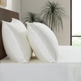 thumbnail image 1 of Mercado de bambú de lujo | Juego de funda de almohada tipo sobre tamaño queen | 100% viscosa hecha de bambú | Cultivado orgánicamente | Ultrasuave | Refrigeración | 2 piezas [Marfil opulento], 1 of 1