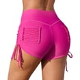 thumbnail image 3 of Attraco Women Swimming Brief with DrawstringHigh Waisted Swimsuit Shorts Swim Bottom Board Shorts, 3 of 8