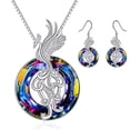 thumbnail image 3 of Teissuly The Fire Inside Me Burns Brighter Than The Fire Around Me Flying Birds Necklace Teissuly WER202310165878, 3 of 8