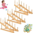 thumbnail image 1 of HUGFEGWE 3 Pcs Wooden Puzzle Storage Rack, Wooden Book Storage Rack, Easy to Install Puzzle Storage Rack Organizer Shelf for Adults Craft Collection Lovers CJB91-83106, 1 of 7