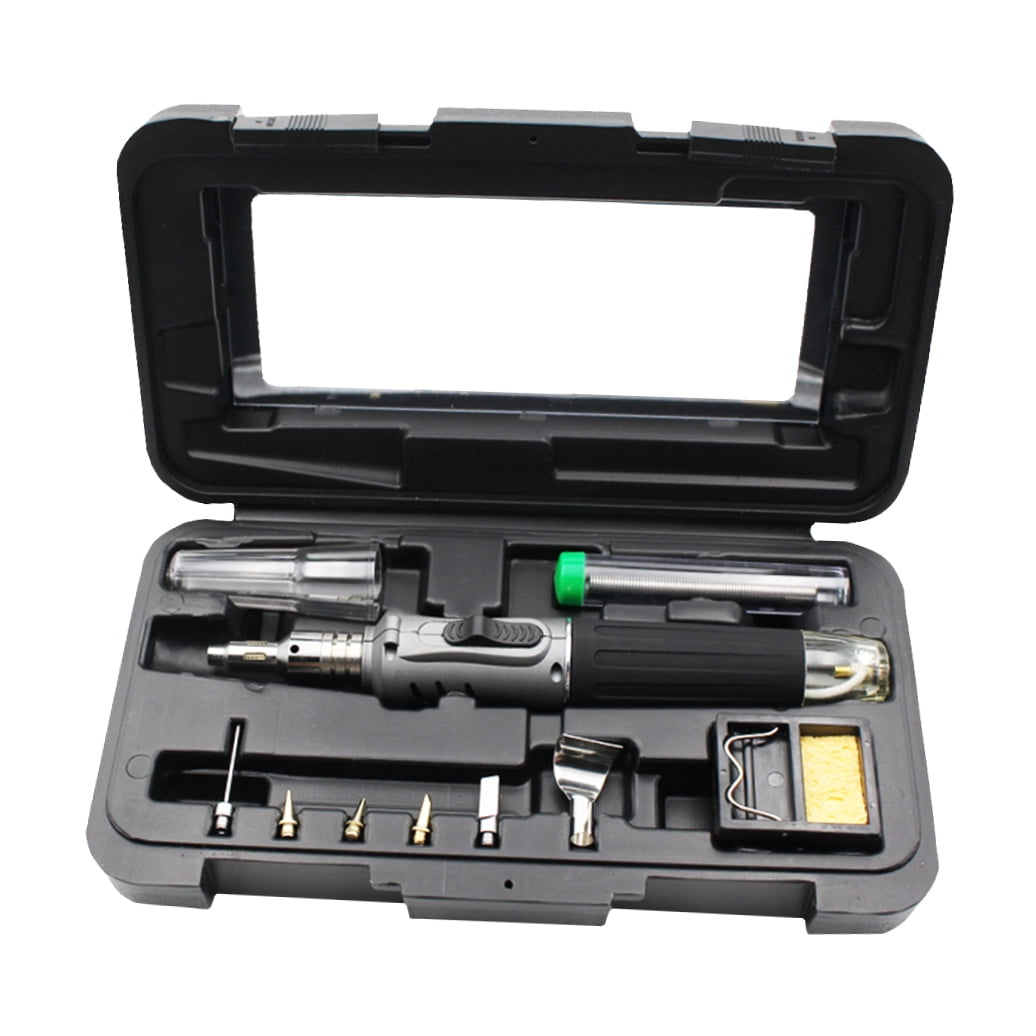 Masteelf  Propane Soldering Iron Cordless Igniting Torch Head for Full Grey