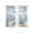 White Blue, variant on Vintage Beige Coastal Sheer Curtains 72 Inch Length 2 Panels Set Window Treatments, Summer Beach Starfish Shell Coral Nautical Rod Pocket Semi Curtains for Living Room/Bedroom/Kitchen, 104"W x 72"L