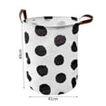 thumbnail image 3 of PYPESEEWY Warehouse Modern Home Decor Laundry Baskets Laundry Hamper with Imitation Leather Handles Toy Storage and Clothes Hamper for Boys and Girls Large Storage Baskets for Baby, 3 of 3