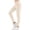 Beige, variant on Girls Athletic Leggings with Pockets Kids High Waisted Dance Pants Yoga Workout Running Cheer Gymnastics Tights Khaki,7-8Years
