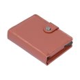 thumbnail image 1 of Titular de la tarjeta de crédito Cartera Estuche para tarjetas de visita portátil Monedero antirrobo para hombres para RFID (Albaricoque X68#), 1 of 14