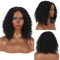 thumbnail image 1 of ER Cabello rizado africano alta temperatura seda rosa malla sintética tocado fibra química cabello peluca europea y americana brillar Electrónica, 1 of 5