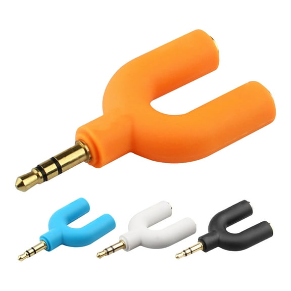 Cheers.US U3 Audio Converter Practical Fast Transmission Metal 1 Male to 2 Female 3.5mm Jack Splitter for Earphone Audio Converter Audio Converter is Durable and Reliable to Use