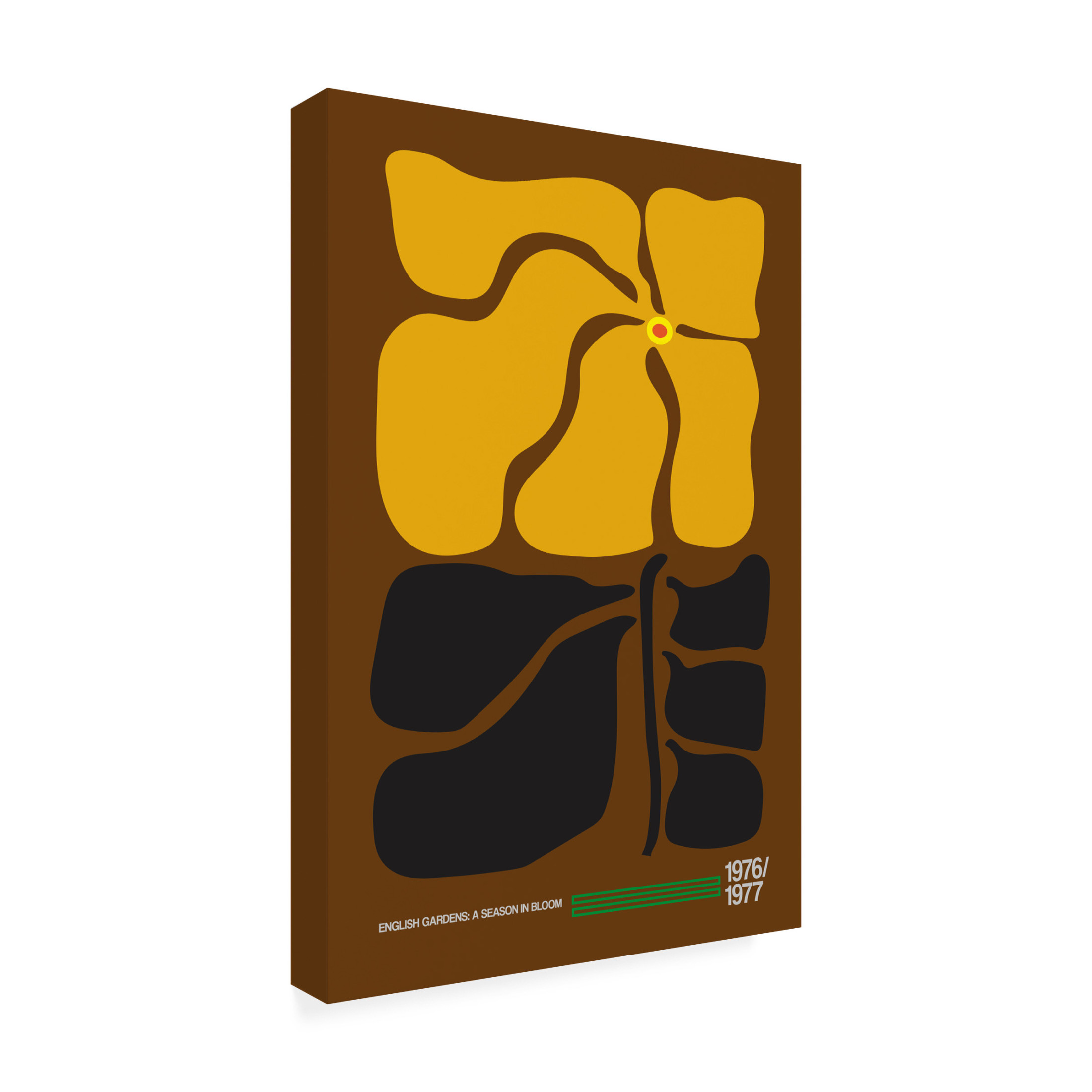 Trademark Fine Art Frances Collett English Gardens Brown Canvas Wall Art