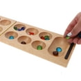 thumbnail image 4 of WE Games Folding Mancala - Solid Wood Board & Glass Stones, 4 of 10