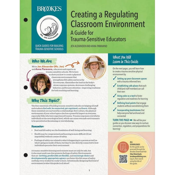 Creating a Regulating Classroom Environment: A Guide for Trauma-Sensitive Educators, (Paperback)